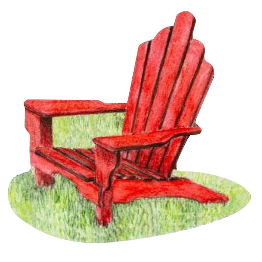 Red Chair (5.75" x 5.5")